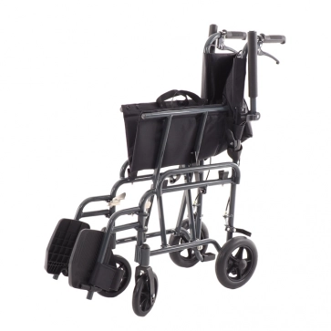 Кресло-каталка складная MK-280 (FS860LB) с тормозами для сопровождающего (45 см) - 3