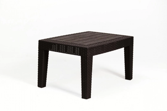 Rattan premium, столик журнальный, венге - 1